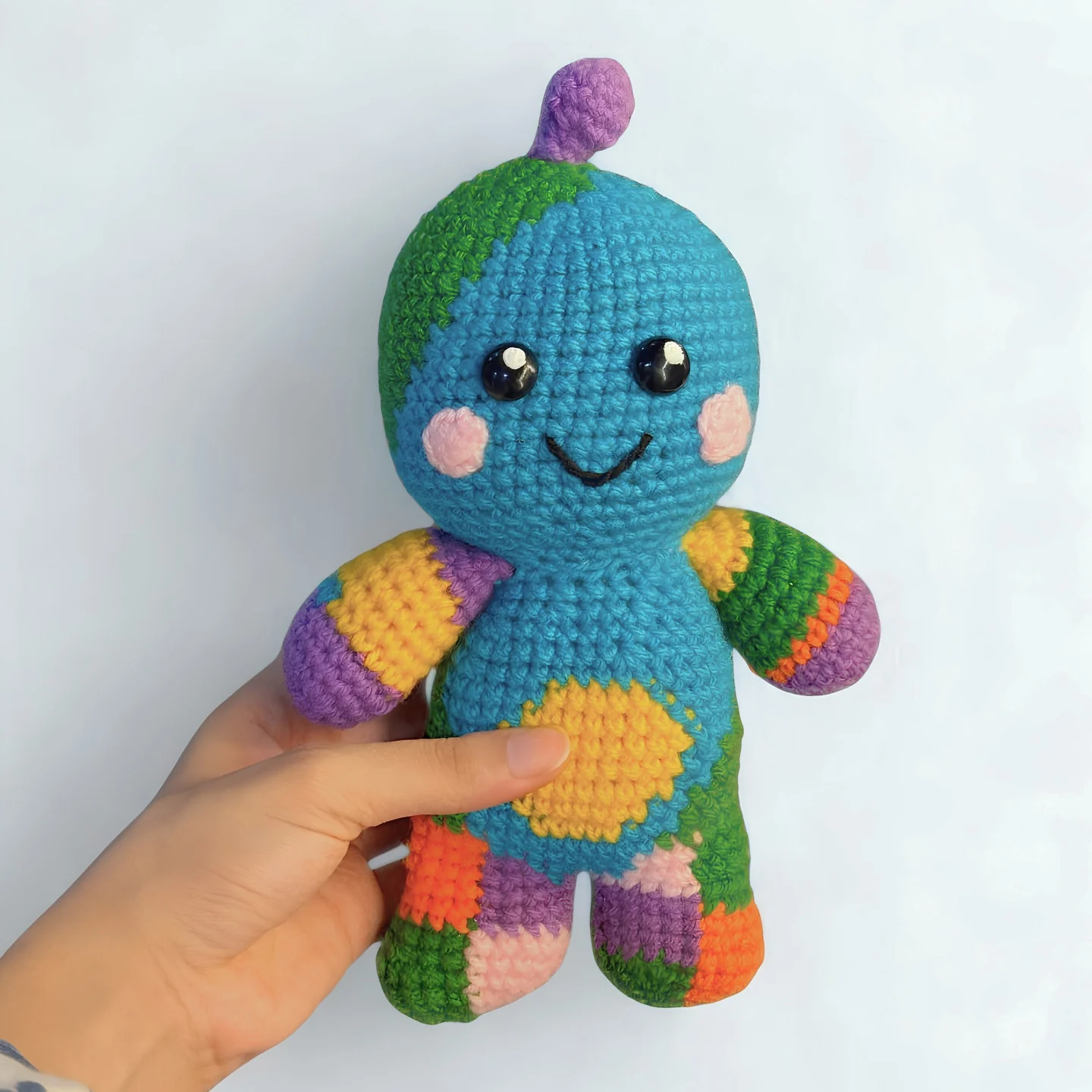 Bommelhaus: the crocheted Rainbow Buddy